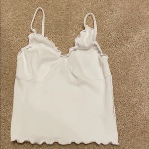 Brandy Melville Nicolette Ruffle Tank